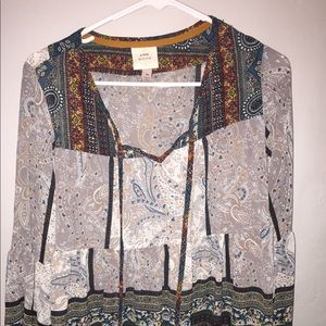 NWOT- Patterned Blouse